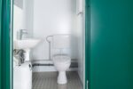 1+1 double mains toilet unit 8ft x 5ft (green – ral 6005)