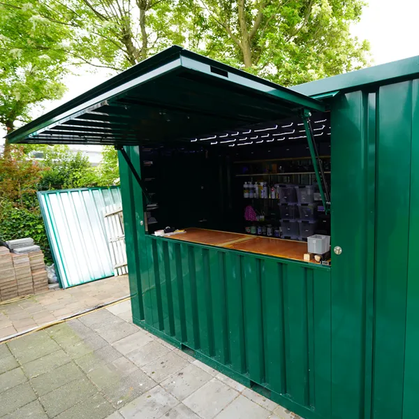 1 10 Foot Container Green Ral 6005 - Image 1