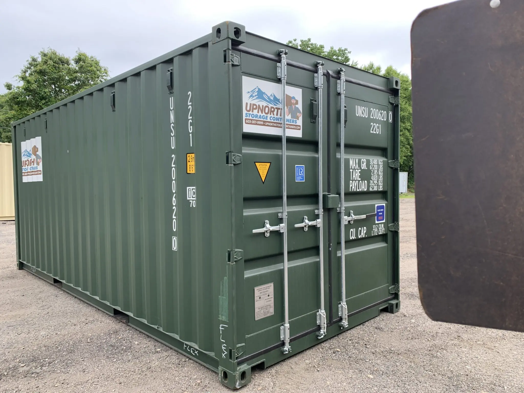 1 New 20ft Storage Container with Lock Box - Image 1