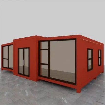 expandable prefab home 2 bedroom 1 bath – modern modular container house