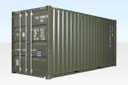 20ft high cube one trip shipping container (9'6") – new wind & watertight storage container