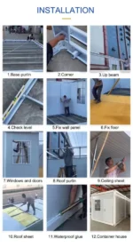 mini transportable container home kit – portable prefabricated modular house