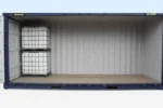 20ft high cube shipping container (9'6") – ibc storage container with side access