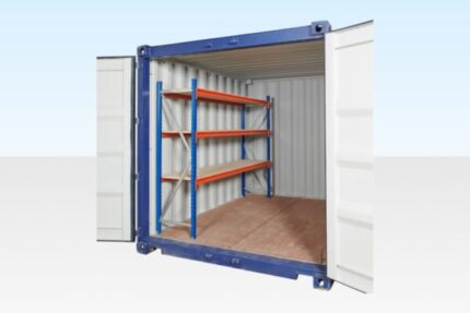 Adjustable Heavy Duty Three Tier Container Racking (Single Bay)