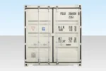20ft one trip shipping container – white (ral 9003) | wind & watertight storage container