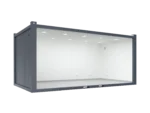 6×3.2m Glass Container, 1 Glass Wall - Image 3