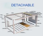 Small Transportable Container Home Kit – Portable Prefabricated Modular House - Image 3