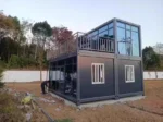 Two Floor Container House Kit with Glass Walls – Modern Double-Storey Modular Home - Image 4
