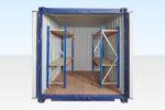 adjustable heavy duty three tier container racking (single bay)