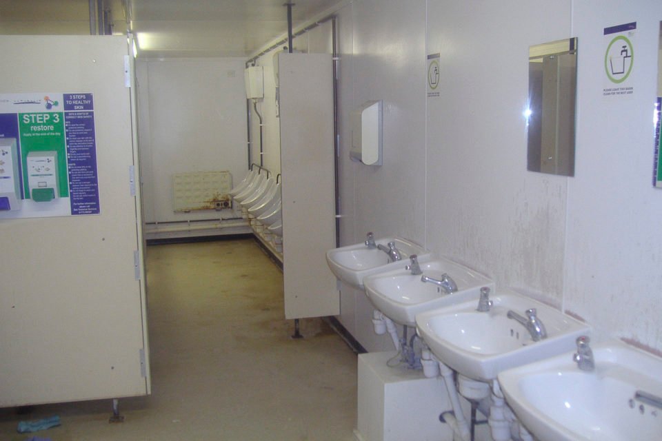 5+1 steel toilet cabin 24ft x 9ft (heavy duty anti vandal sanitation unit) 5+1 steel toilet cabin 24ft x 9ft (heavy duty anti vandal sanitation unit)