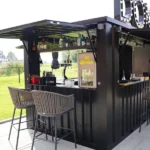 Flat Pack Container 8×2 Xl Meters Black Ral 9005 - Image 4