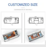 affordable 54sqm diy container home – modern prefabricated container house