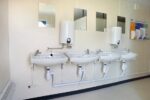 4+1 steel toilet cabin 20ft x 9ft (heavy duty anti vandal unit)