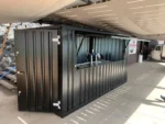 Flat Pack Container 4×3 Meters Black Ral 9005 - Image 5