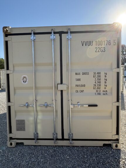 20ft ivory shipping container