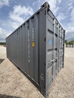 20ft slate gray shipping container