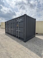 20ft slate gray shipping container