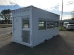 20ft high cube fixed glazing observation container