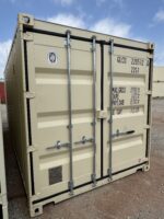 new 20ft ivory double door shipping container
