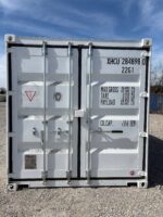 new 20ft white shipping container
