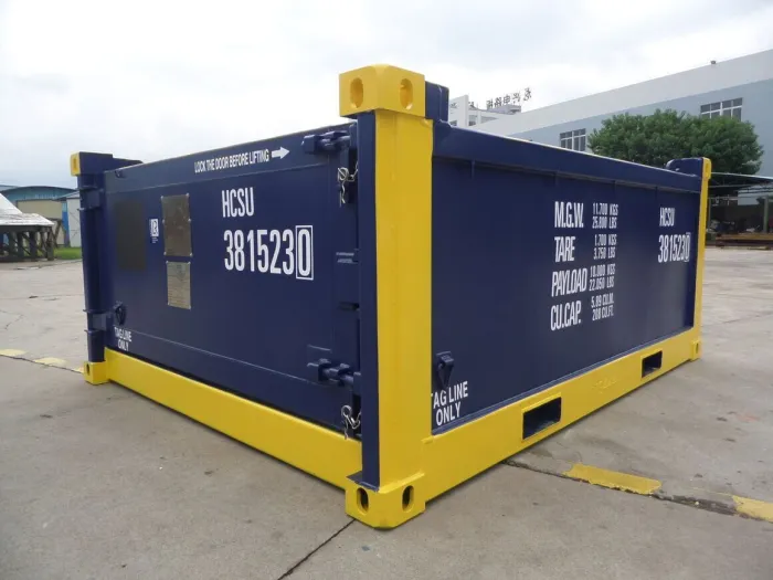 10ft DNV 2.7-1 Half Height Open Top Containers 10ft DNV 2.7-1 Half Height Open Top Containers - Image 1