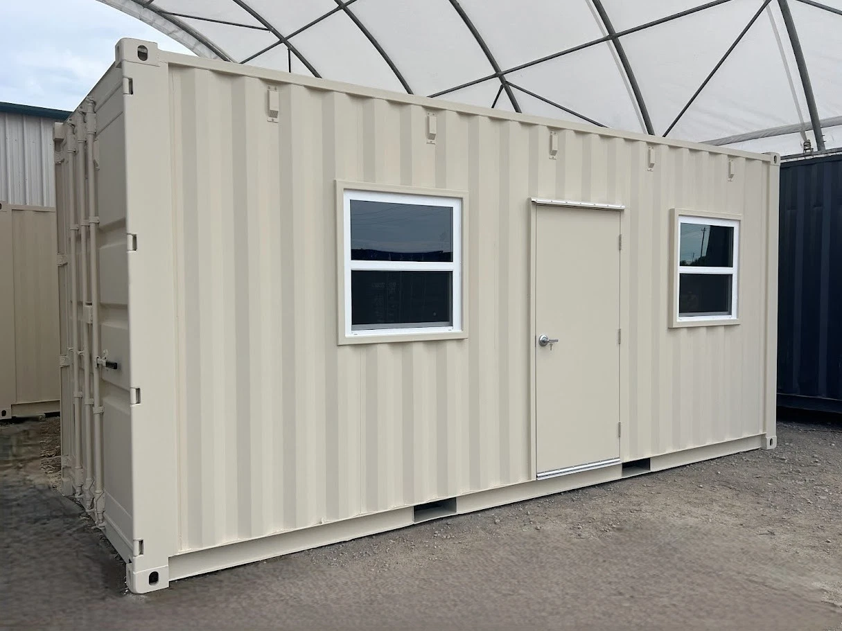 E1 20-foot High Cube Shipping Container Office - Image 1