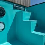 20ft portable container swimming pool | caribbean blue outdoor swimming pool