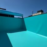 20ft portable container swimming pool | caribbean blue outdoor swimming pool
