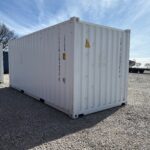 new 20ft white shipping container