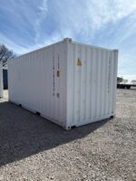 new 20ft white shipping container