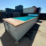 20ft portable container swimming pool | caribbean blue outdoor swimming pool