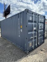 new 20ft slate gray shipping container