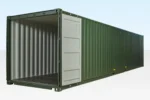 40ft shipping container green (ral 6007)