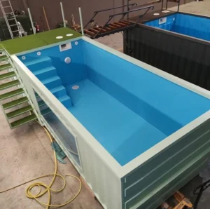30ft shipping container swimming pool