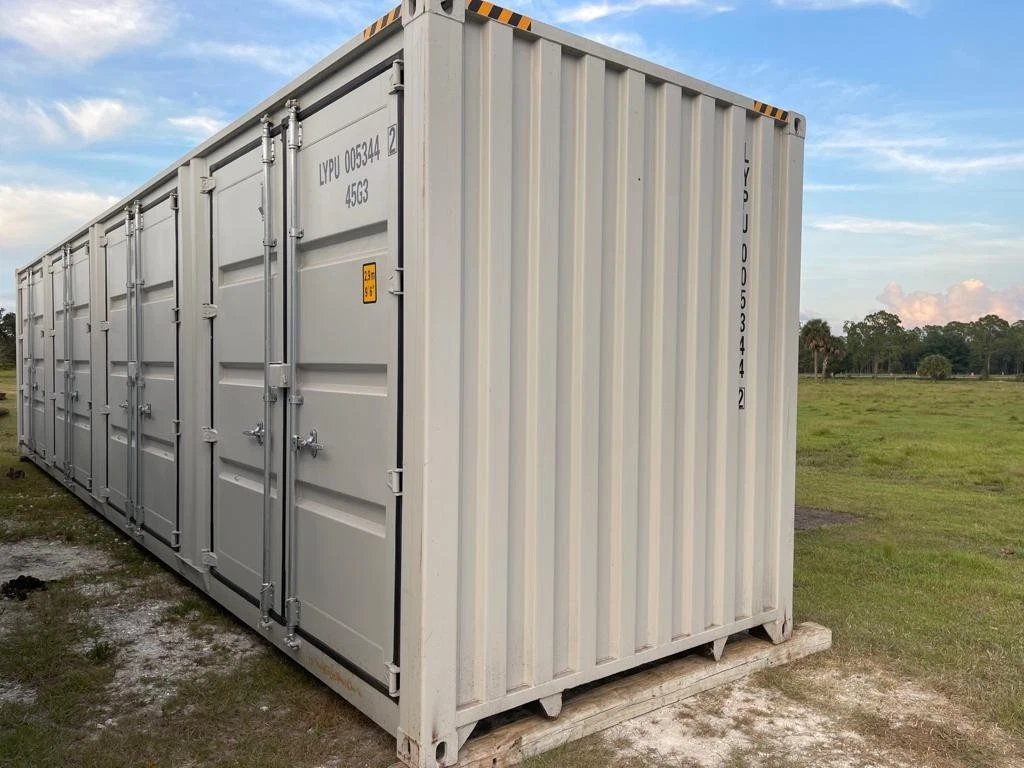 H1 Shipping Container 40ft High Cube With 2 Side Double Doors - Image 1