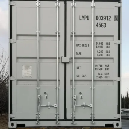 40ft shipping container with 4 side doors