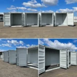 40ft shipping container with 4 side doors