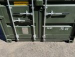 20′ x 8′ x 8.5′ tall – new shipping / storage container – wind and watertight– green this is as new of a storage container as you can buy here in the united states. it was built new in china then shipped here to the us with a load of goods in it. once in the us it was unloaded and then taken into our inventory to be sold. ***please review the pictures closely, there are a couple of dents on the right side of the container*** easy open door coated floors lock box for added security. lock box takes a special lock sold separately. 14 vents sku bbuu802702 0 container size 20' new