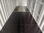 40′ x 8′ x 9.5′ high cube shipping container with 4 doors – new one trip – beige