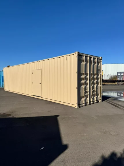 40ft shipping container with man door