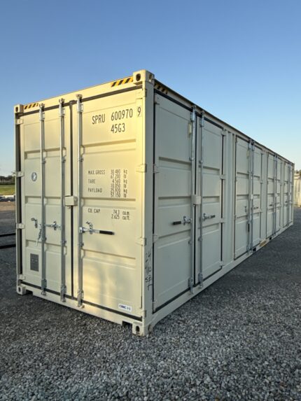 new 40ft ivory shipping container