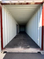 40ft shipping container with man door