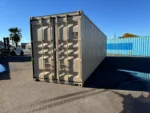 40ft shipping container with man door