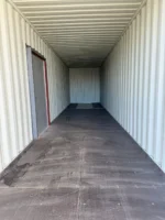 40ft shipping container with man door