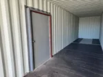 40ft shipping container with man door