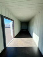 40ft shipping container with man door