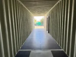 40ft shipping container with man door
