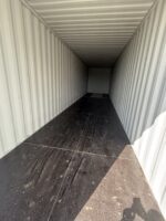 new 40ft high cube blue shipping container – gentian blue single door storage container