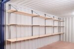 fastfit three tier container racking (single bay) | shipping container shelving