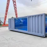 20ft mobile foldable fully automatic container swimming pool